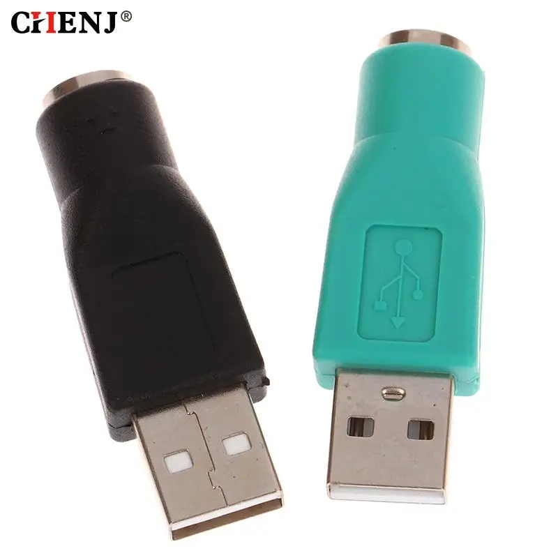 1pc USB Male To PS2 PS/2 Female Adapter For Computers PC Laptop Mouse Keyboard USB Male To PS2 Adapter Converter Connector