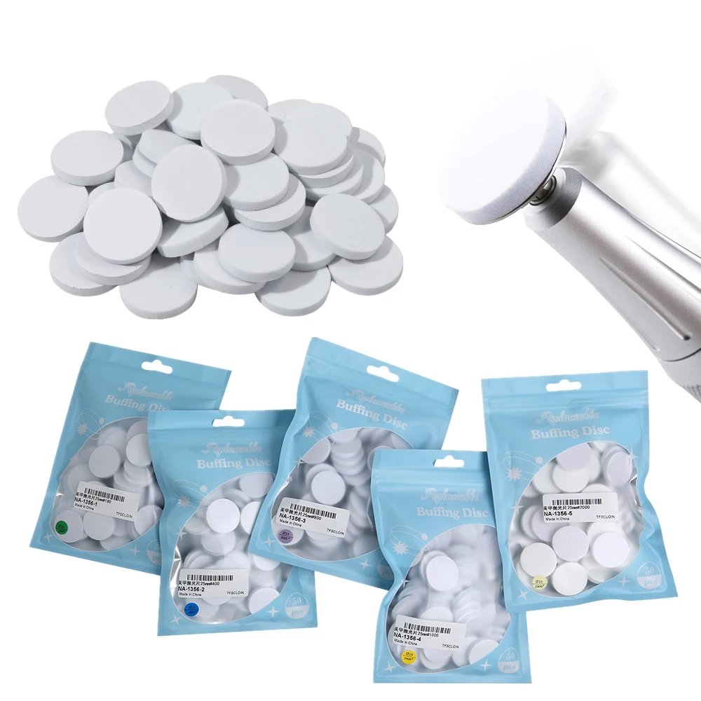 

25/20/15mm Pedicure Polishing Pads Self-Adhesive Replaceable Sanding Paper Foot Dead Skin Remove Nail Buffing Disc Accessories