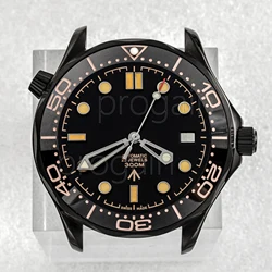 41MM Seamaster 300 NH35 cassa dell'orologio quadrante lancette 31MM facce luminose aghi 38MM inserto lunetta in ceramica per NH36 accessori Movment