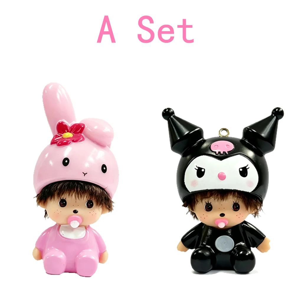 Monchhichi Sanrio Keychain Cute Cartoon Doll Gift