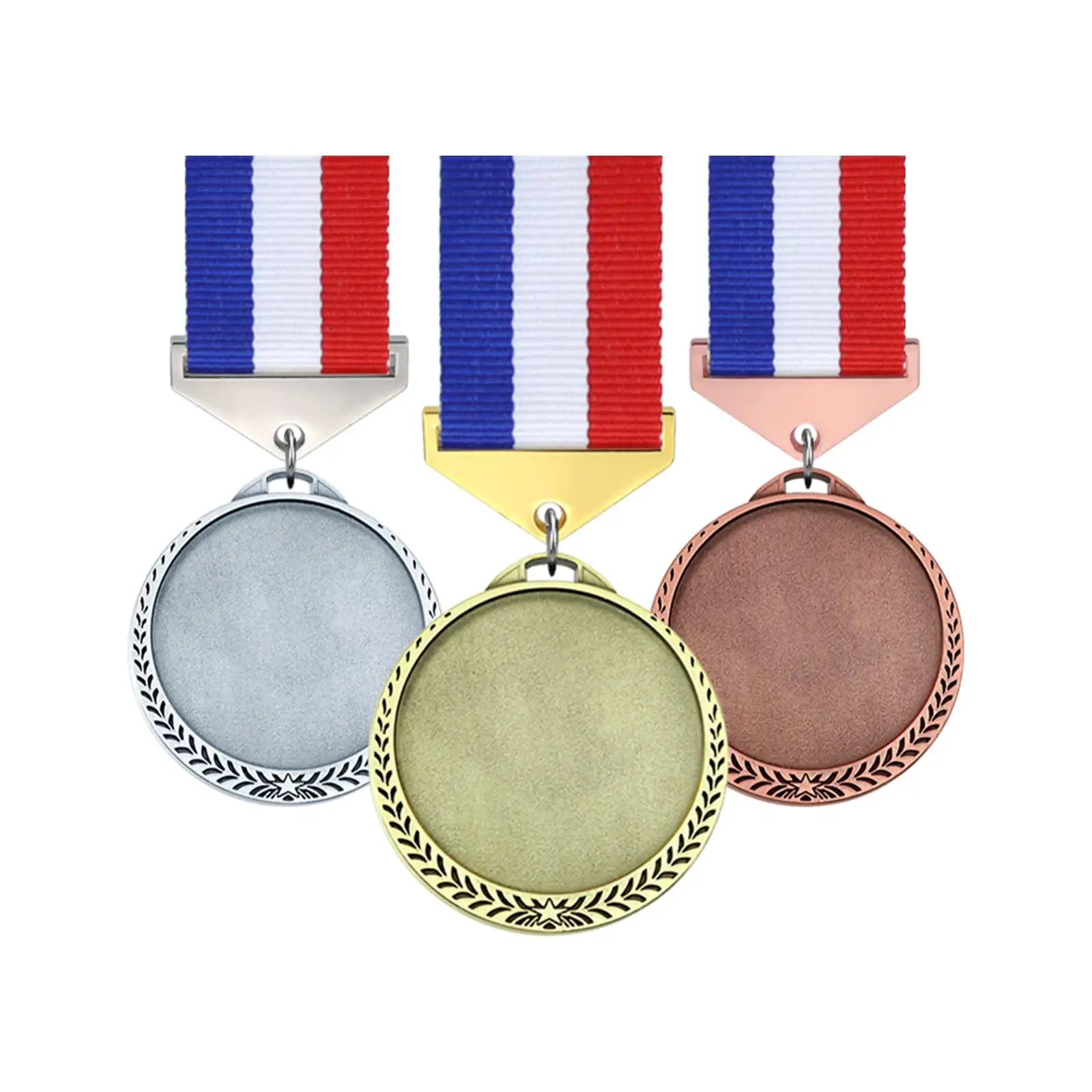 3 buah medali logam emas perak medali perunggu seng Aloi pemenang medali untuk sekolah olahraga pesta kompetisi basket