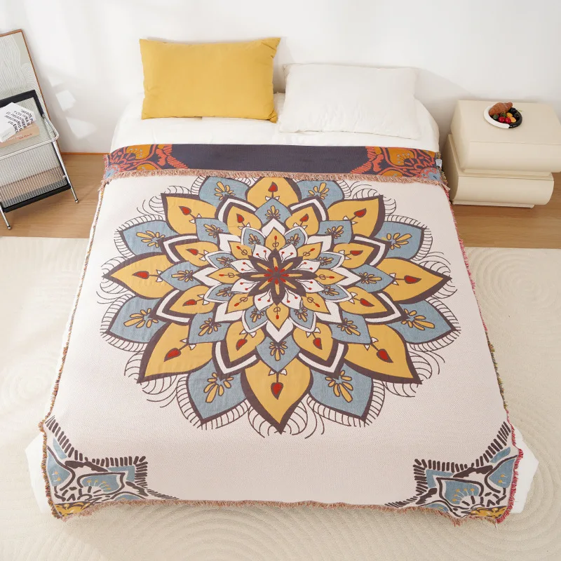 

New High-end Pure Cotton Gauze Towels, Duvet Covers, Nap Mats, Single Double Bed Covers, Multifunctional Gauze Blankets