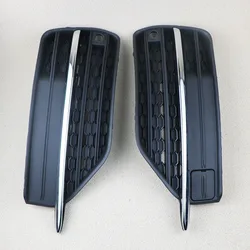1Pair 31383044 31383045 Front Left Right Side Bumper Foglight Grille Chrome For Volvo XC90 2016 2017 2018 2019