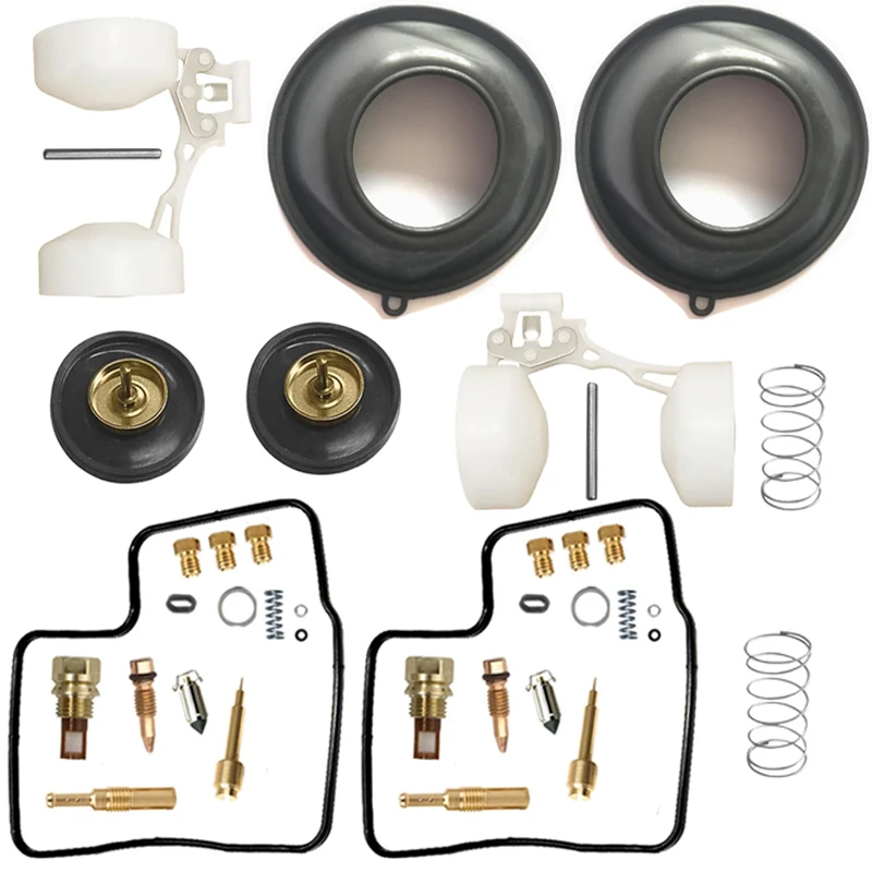 Для HONDA TRANSALP XL 650 XL650 XL650V RD10 RD11 00-07 комплект для ремонта карбюратора мотоцикла, поплавок с плунжером и диафрагмой