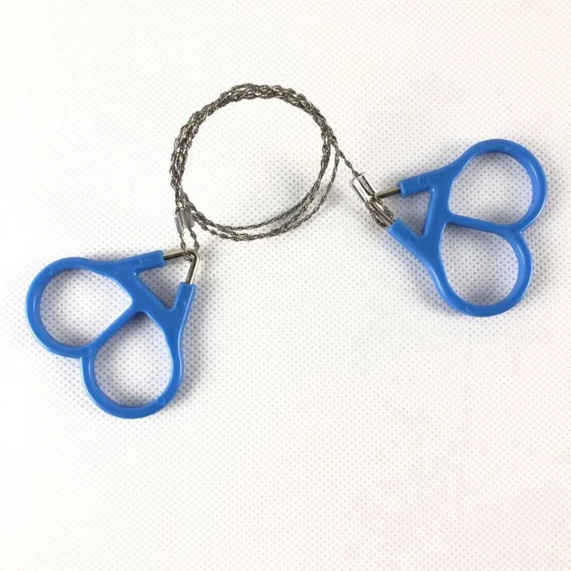 منشار سلكي A58Z، منشار حبل مسنن من الفولاذ المقاوم للصدأ مقاس 20 بوصة، مجموعة منشار الطوارئ أدوات خارجية لقطع الأشجار، 4 عبوات #3