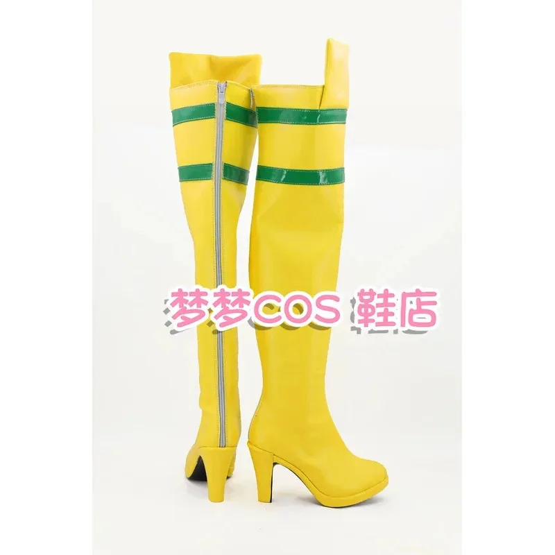 

Костюм для косплея аниме X-MAN Anna Marie Rogue, желтые ботинки ручной работы