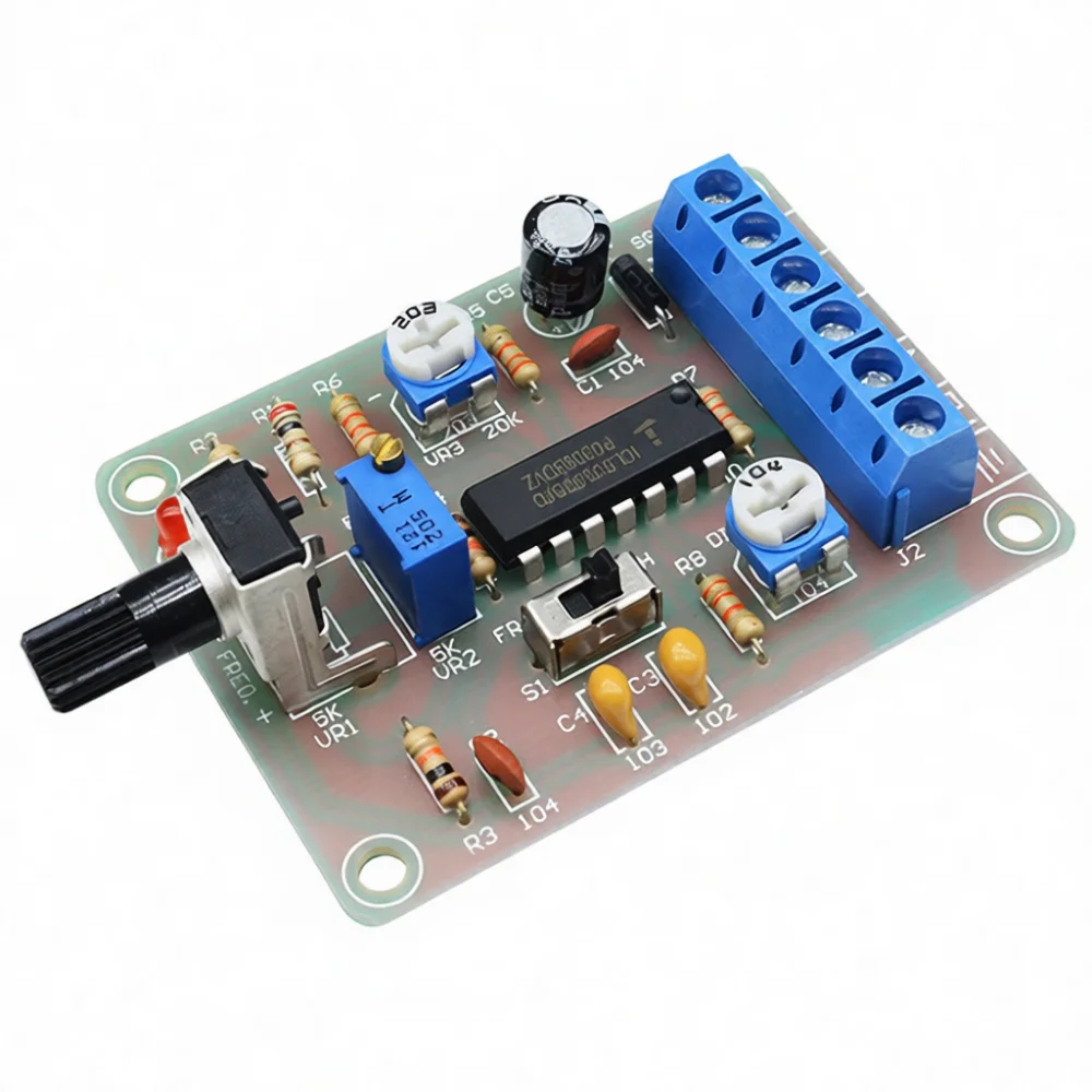 ICL8038 Function Waveform Generator Kit Electronic DIY Module Sine Triangle Square Output Signal Laboratory