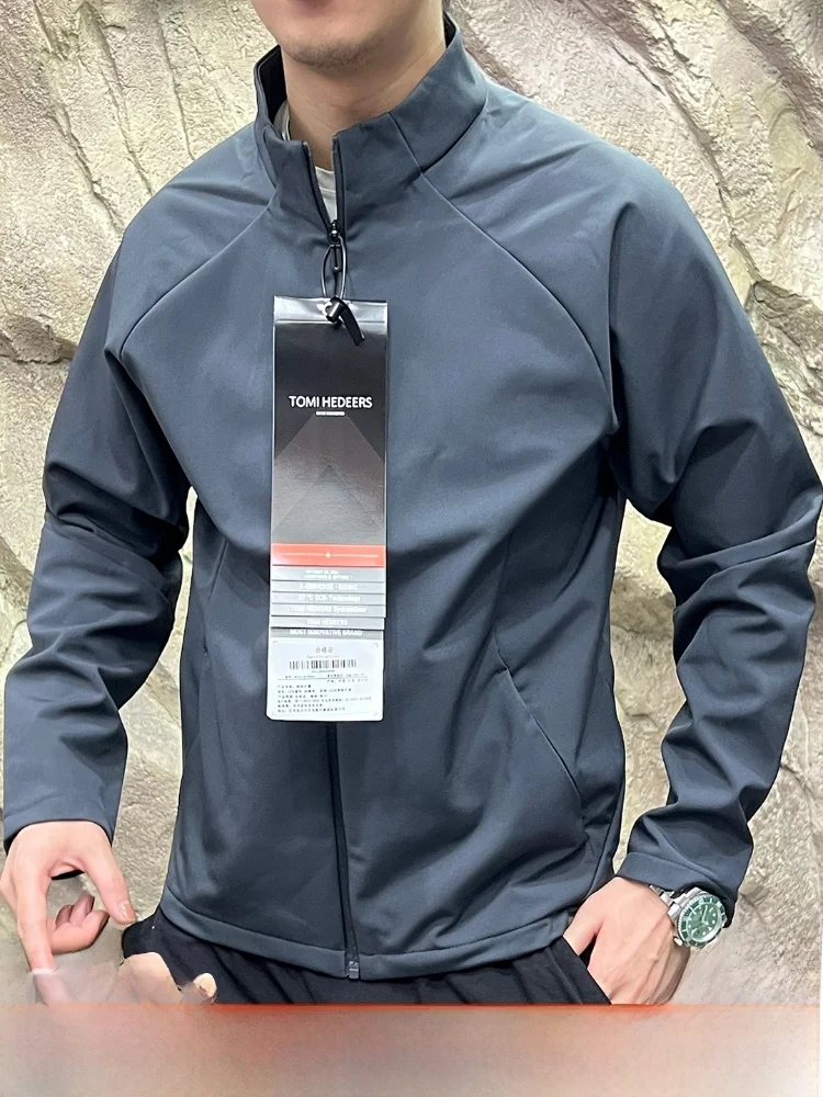 

Мужская мягкая куртка на подкладке с 3D индивидуальным рисунком для улицы, теплая ветрозащитная тренировочная спортивная серия, осенне-зимняя длинная свеча на молнии...