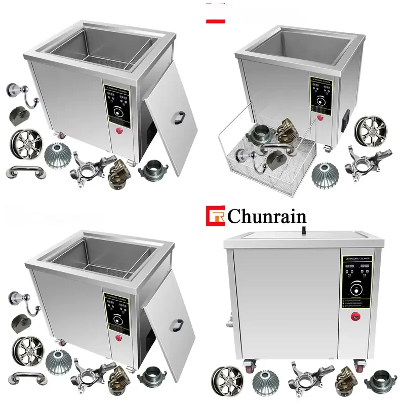 108L Industrial Ultrasonic Cleaner 40kHz 28kHz for DPF Metal Mold Parts Oil Rust Degreasing Washing Equipment CR-300ST