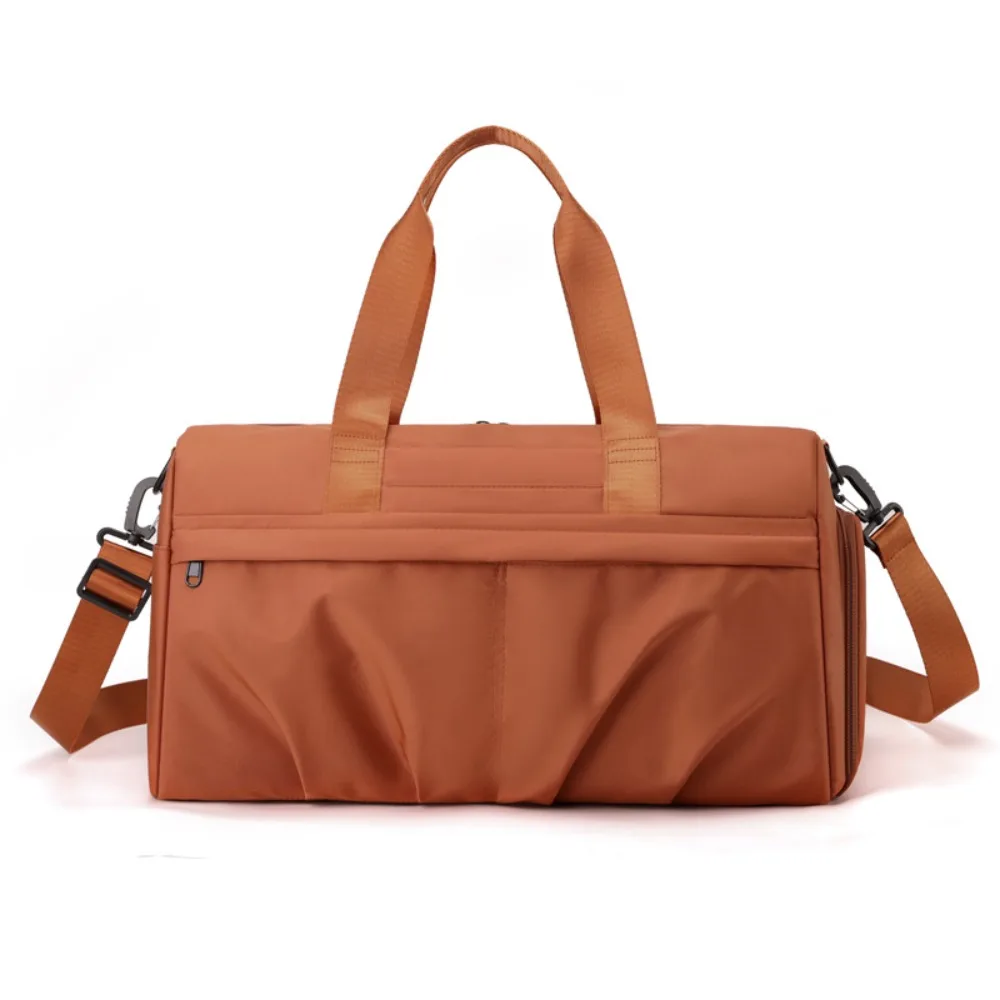 

Large Capacity Fitness Handbag with Shoe Box Dry and Wet Separation Sports Shoulder Bag Handheld Oxford Cloth Travel Duffel Bags