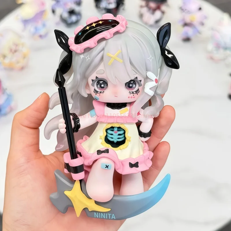 Ninita Witch Revelation Series Blind Box Cute Anime Collect Model Toy Desktop Decoration Trendy Mystery Box Surprise Girls Gift