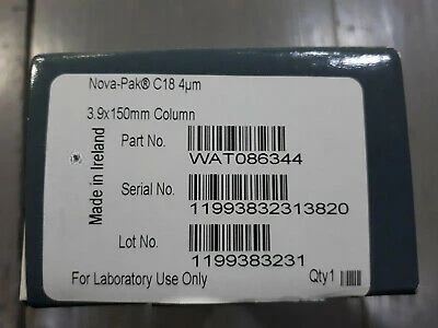 

For Waters Nova-Pak C18 Column 4um 3.9X150mm WAT086344