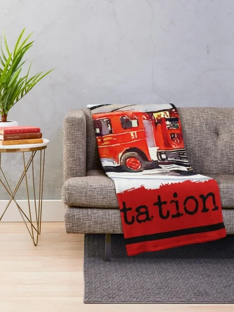 Fire Station 51, Emergency TV Show, Firetruck Throw Blanket Extra Large Throw Sleeping Bag Decoratives Blankets