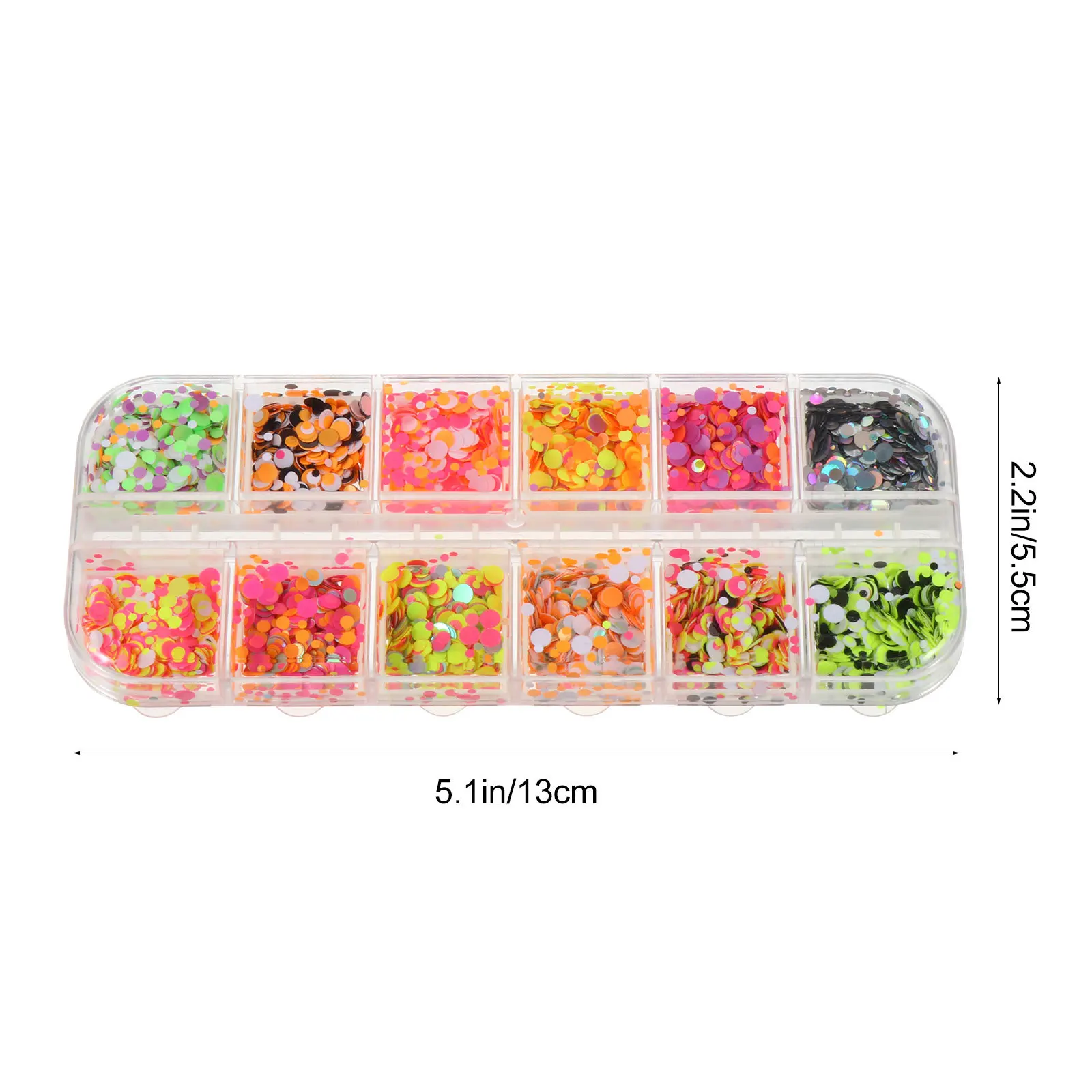 2 صناديق رقيقة جدا المعادن مسمار الفن الترتر بريق ملصقات DIY مانيكير لوازم الهدايا مسمار الفن بريق الديكور للأظافر