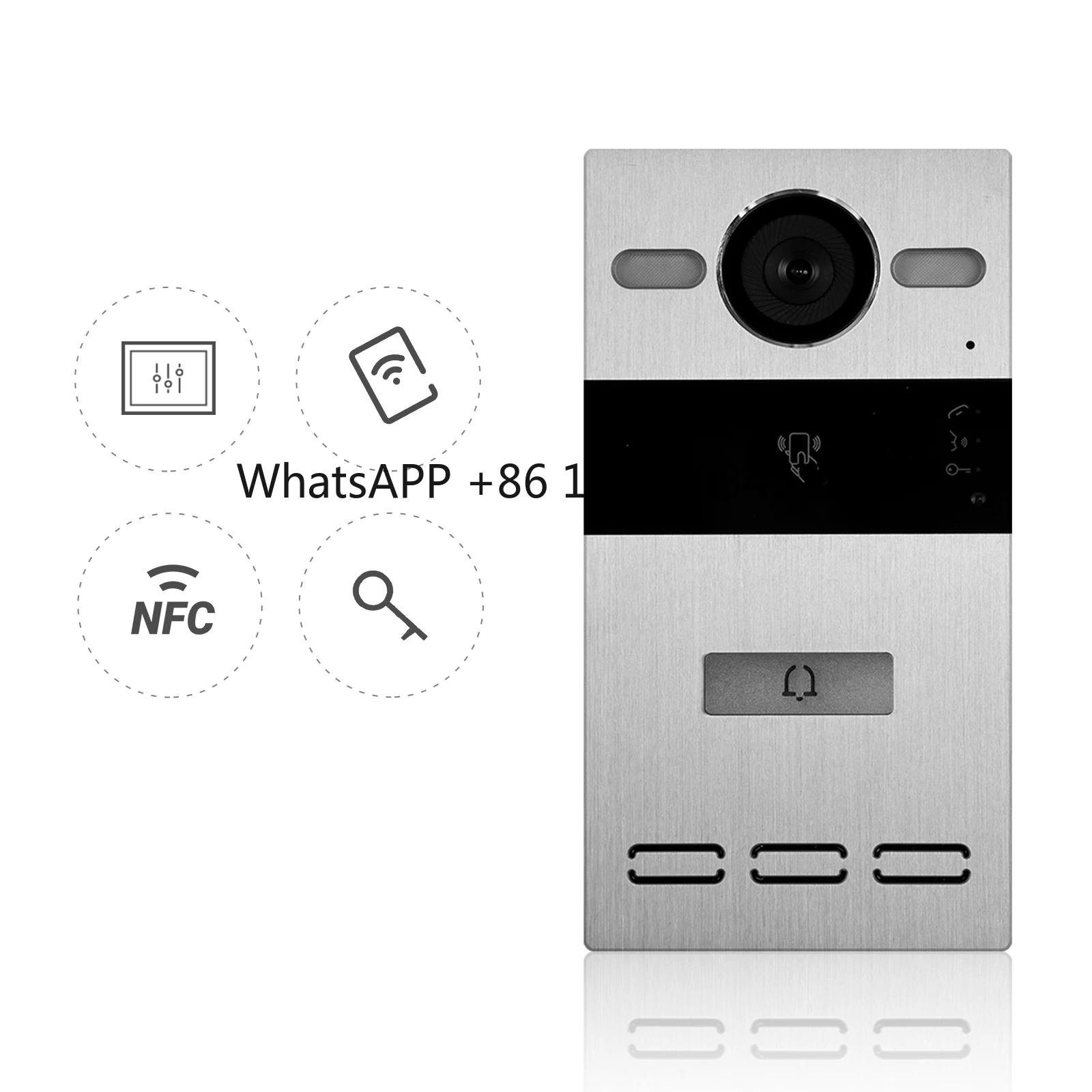 MOES  Access Control System Door Station  Unlock Door Electronic Gate Opener Work With 10 Inch Center Control Panel