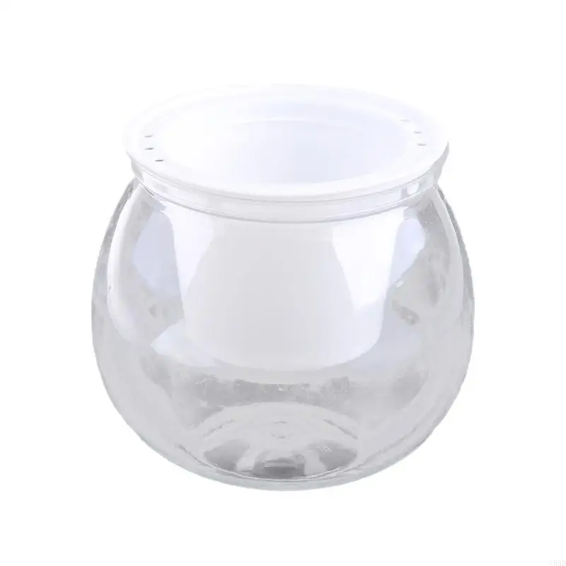 

Lazy Watering Planter Automatic Water Absorption Flower Pot Vase Transparent Plastic Indoor Plants C5AD