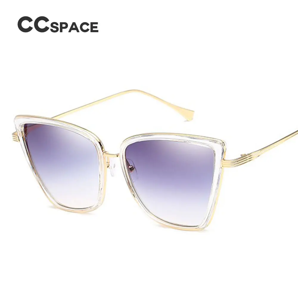 45255 Women Cat Eye Sunglasses Mirror Glasses UV400 Fashion Male Female Shades