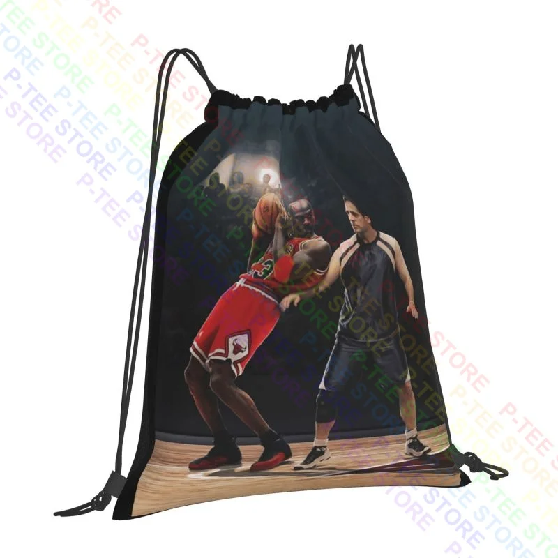 Bball Machine (Michael Scott) Drawstring Bags Gym Bag Cute Portable Eco Friendly Clothes Backpacks