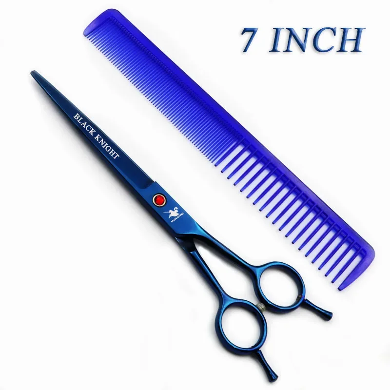

7" Pet Grooming Scissors Professional Hair Cutting Shears For Dogs and Cats Left and right hand universal Blue style