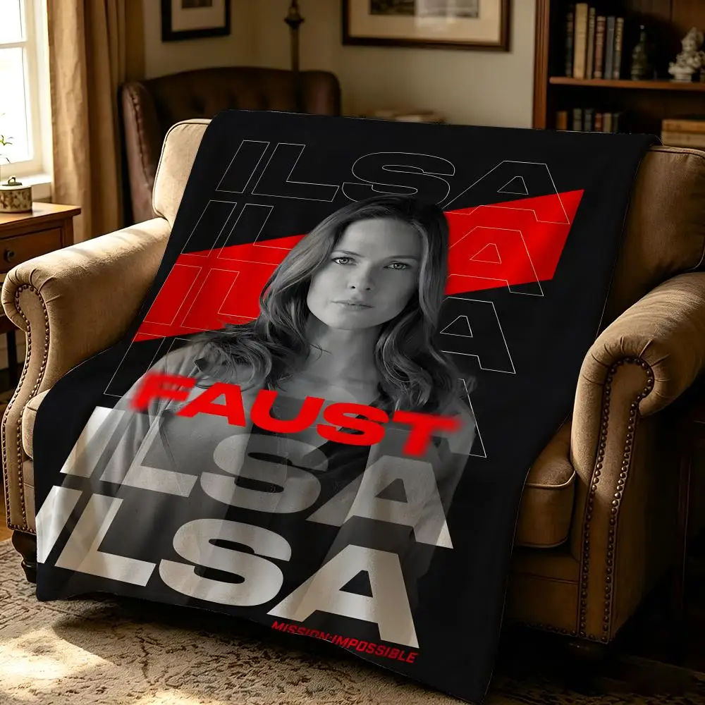 movie M-Mission Impossible The Final Reckoning-G Throw Thick Comfort Flannel Quilt, Multi-scene Use Indoor Outdoor Daily Nap