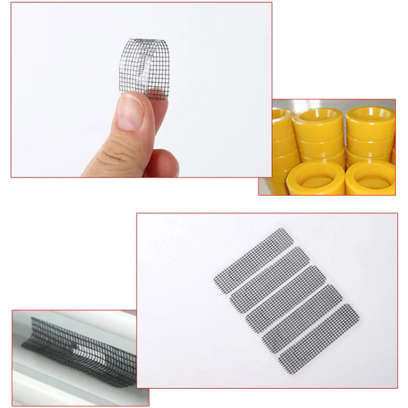 5/10/20Pcs Window Screen Repair Sticker Window Net Anti-mosquito Mesh Door Mosquito Netting Patch Repair Broken Hole Screen Net