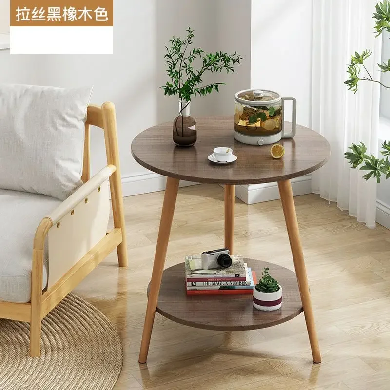 

HHHHWood Роскошный приставной столик с книгами Фотоальбом Круглый прозрачный простой милый дешевый журнальный столик