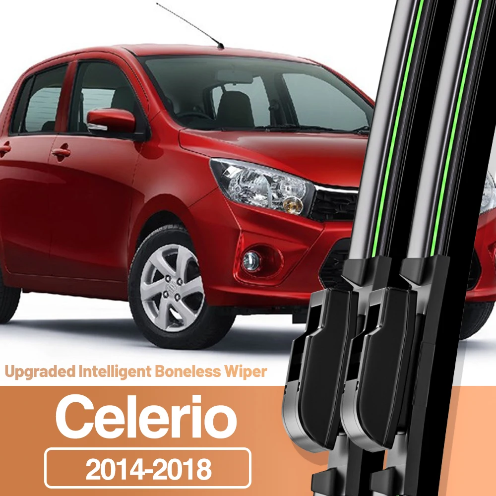 2pcs For Suzuki Celerio 2014-2018 Front Windshield Wiper Blades Windscreen Window Accessories 2015 2016 2017