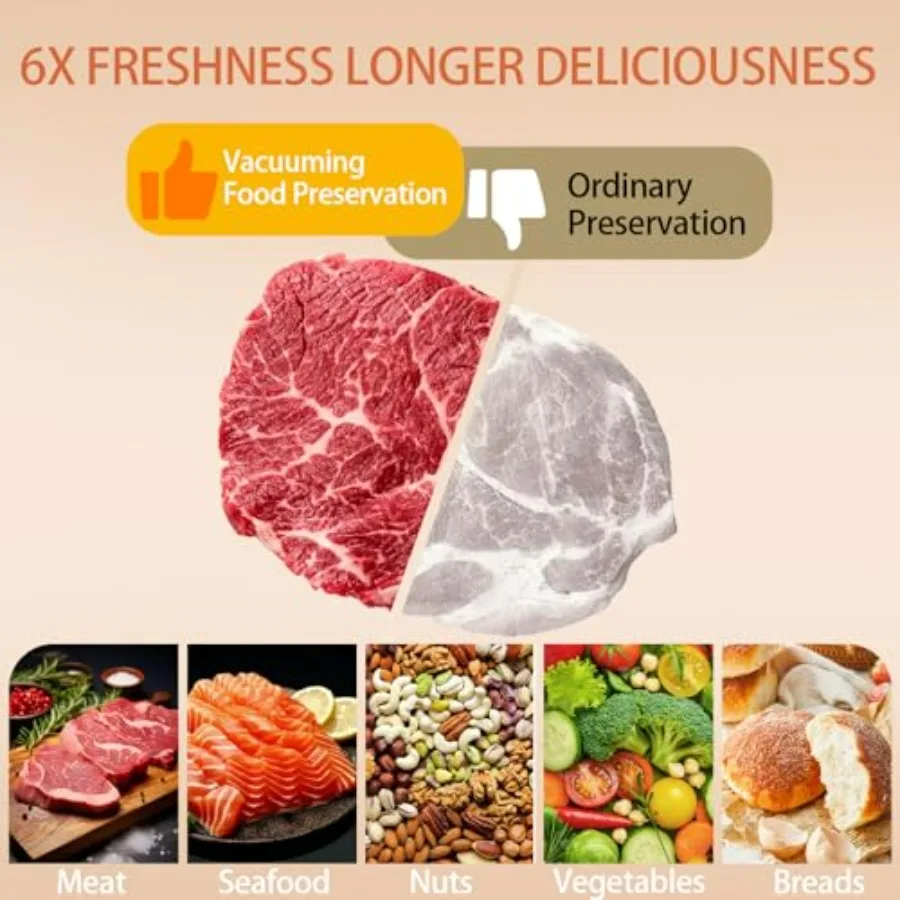 ماكينة سد الفراغات المحمولة المحمولة مع 30 كيس سدادة قابل لإعادة الاستخدام لحفظ الطعام ونضارة معرف التصميم المدمج اللاسلكي