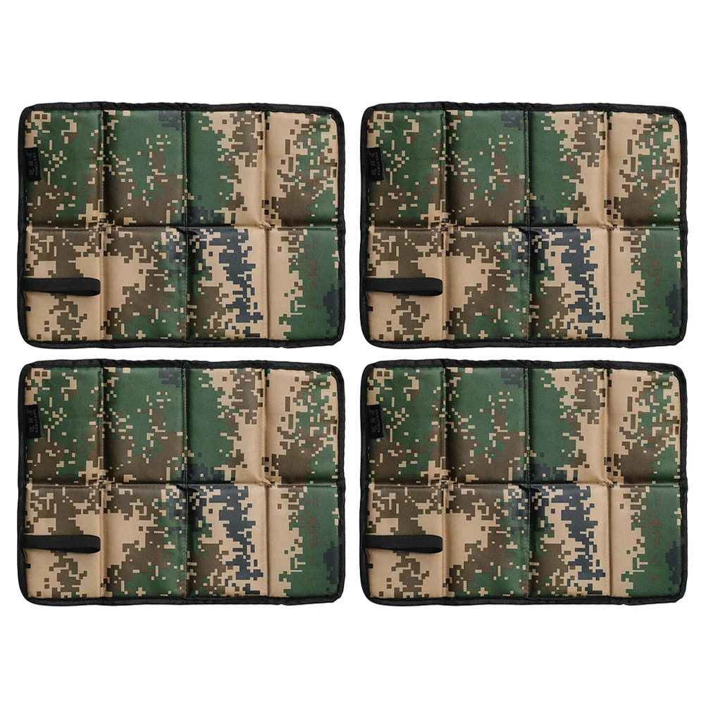 

4Pcs Waterproof Cushion Premium Material Portable Outdoor Picnic Beach Mat Foldable Seat Multifunctional Picnic Mat