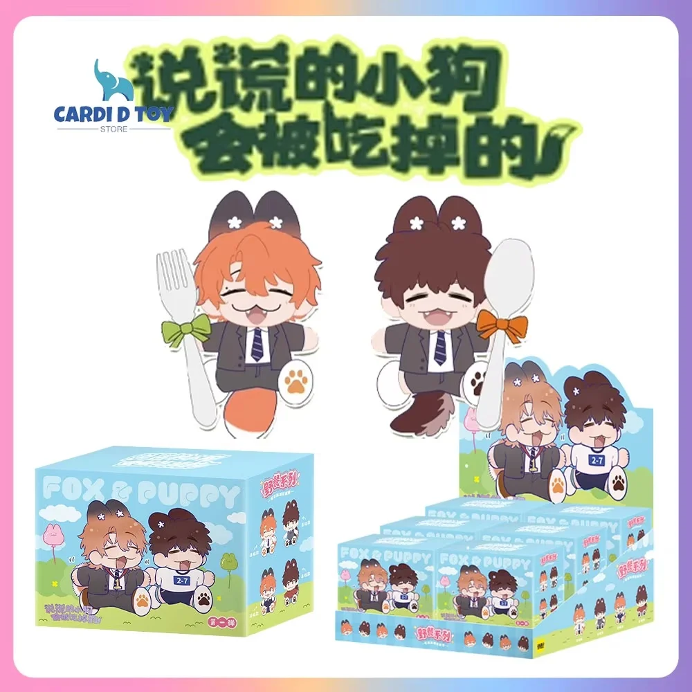 

Новая оригинальная слепая коробка для щенка, любящая лиса, аниме, периферийные устройства, серия Li You The Picnic, магнит на холодильник, загадочная коробка, подарочная игрушка