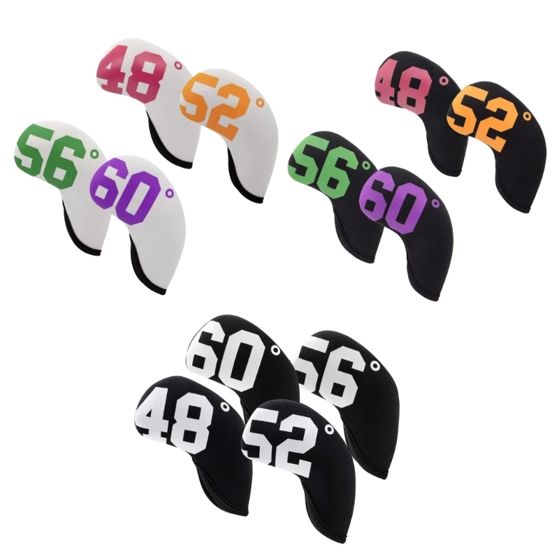 4Pcs Golf Head Headcovers Set, Neoprene Golf Iron Head Covers Golf Covers TOP quality