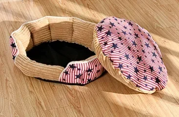 40-60cm Famipet Manufacturer Custom New Design Breathable Washable Comfortable Soft Pet Cat Puppy Dog Bed