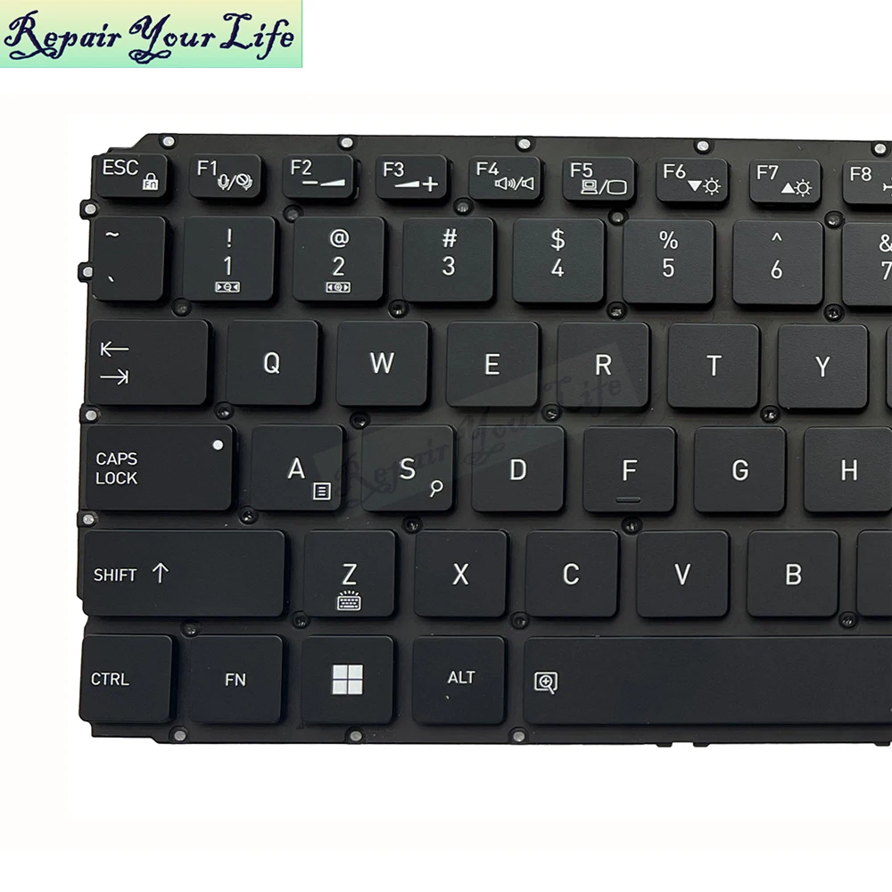 US English Backlit Keyboard For Dynabook Toshiba Tecra A60-M AI Ready 16