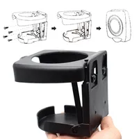 1PCS Car Automatic Folding Bottle Cup Holder High-quality ABS Beverage Stand For Car Truck SUV Boat RV Van,tractor 3.9x4.5inch