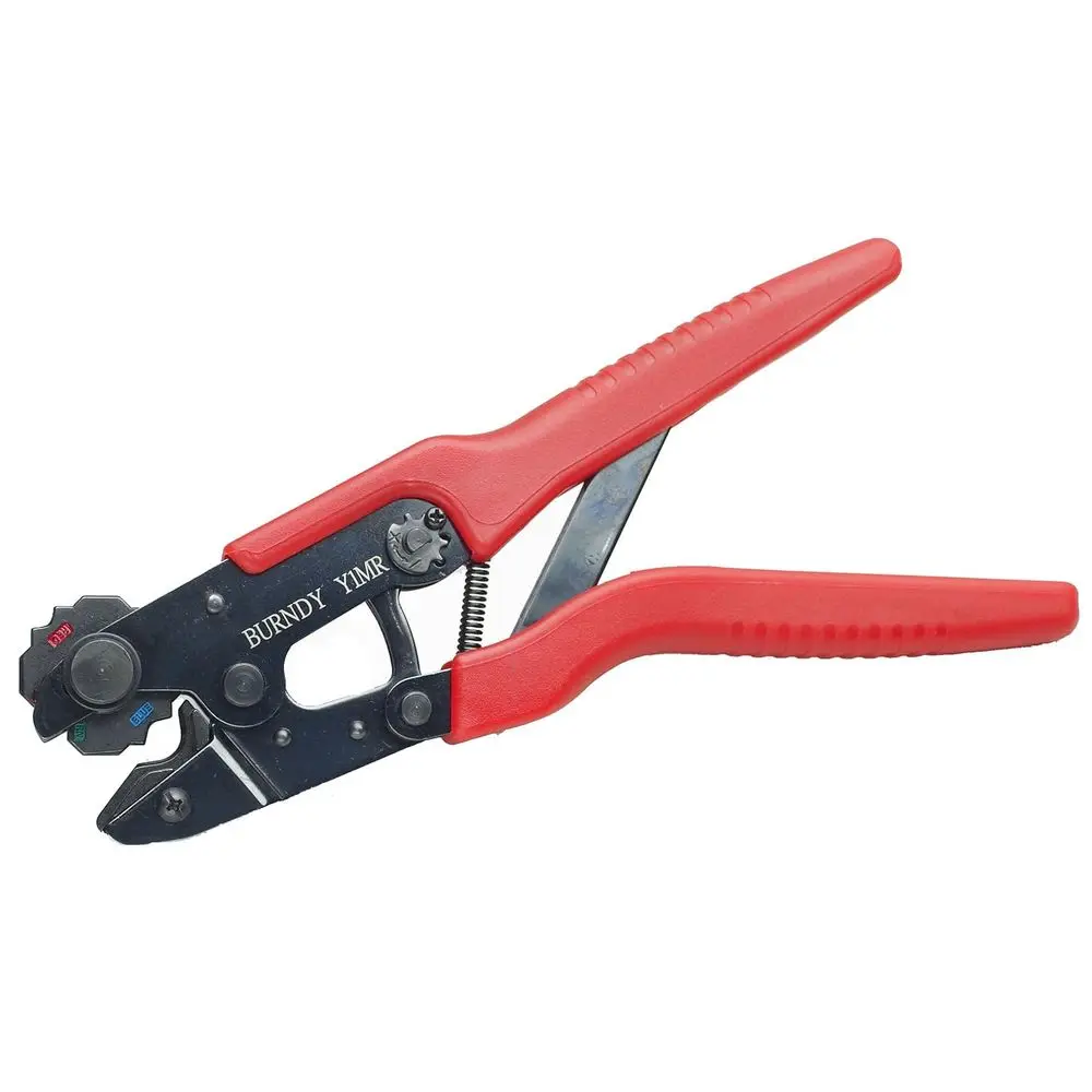 

Ratchet Crimper for Copper Hydent Terminals, Splices, Thin-Wall C-Taps, 0.73 W x 9-7/8 L