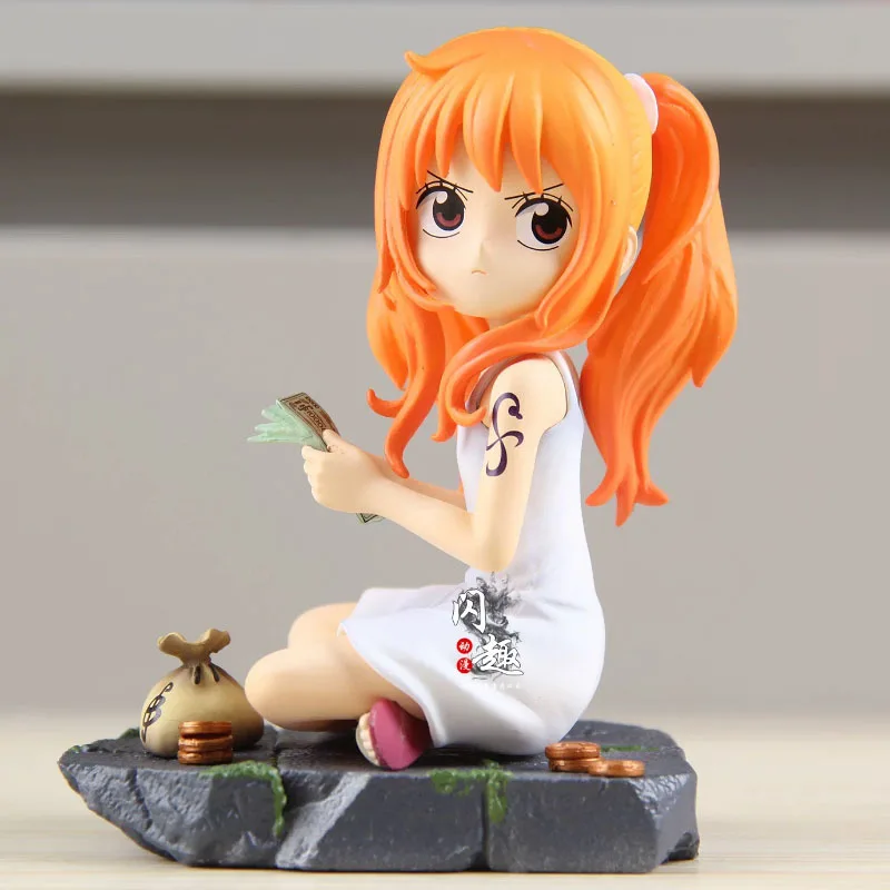 Figura de Nami de One Piece, Figura de Acción de Anime One Piece, Figuras de One Piece de 11 cm, Estatua Coleccionable de Manga GK, Modelo de Regalo para Fans