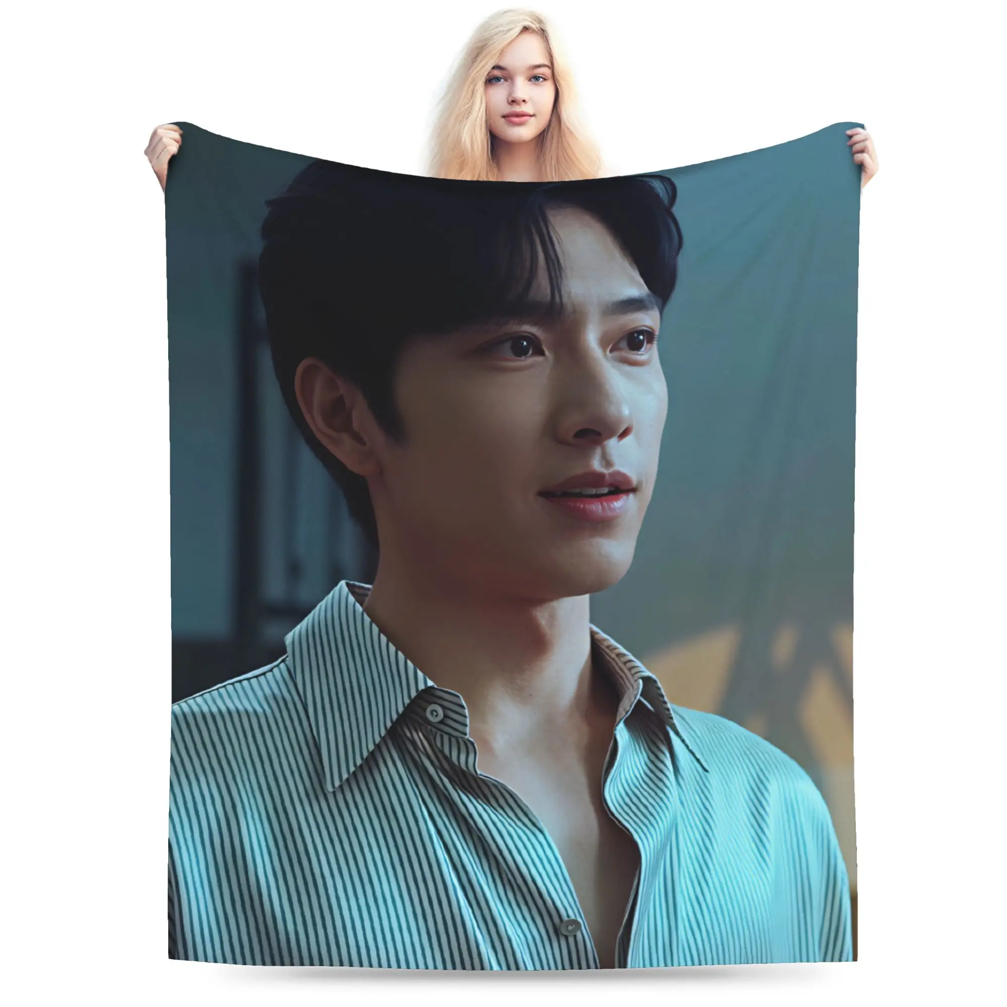 The Early Spring jing boran  Super Soft Blanket  Girls Boys Plush Throw Blanket Novelty Outdoor Flannel Bedspread Sofa Bed Cover