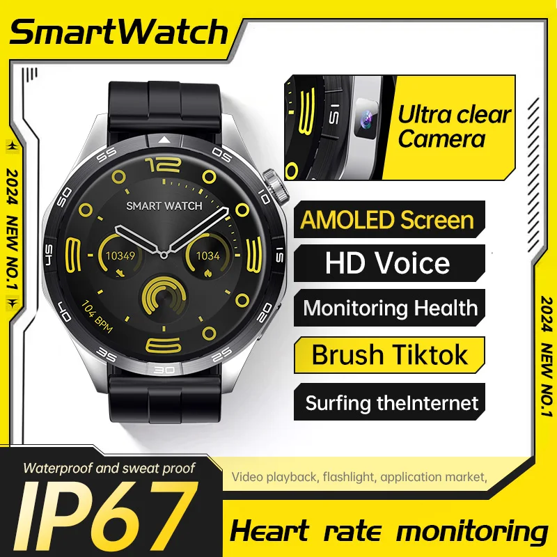 VG52 PRO 4G Android Smart Watch  GPS reloj Waterpoof new Bluetooth Smart Call WiFi card AMOLED montre intelligente