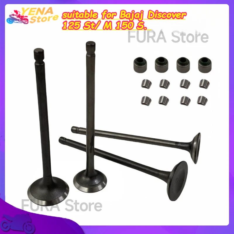 

The intake and exhaust valve rods for motorcycle engines are suitable for Bajaj Discover 125 St/ M 150 S.