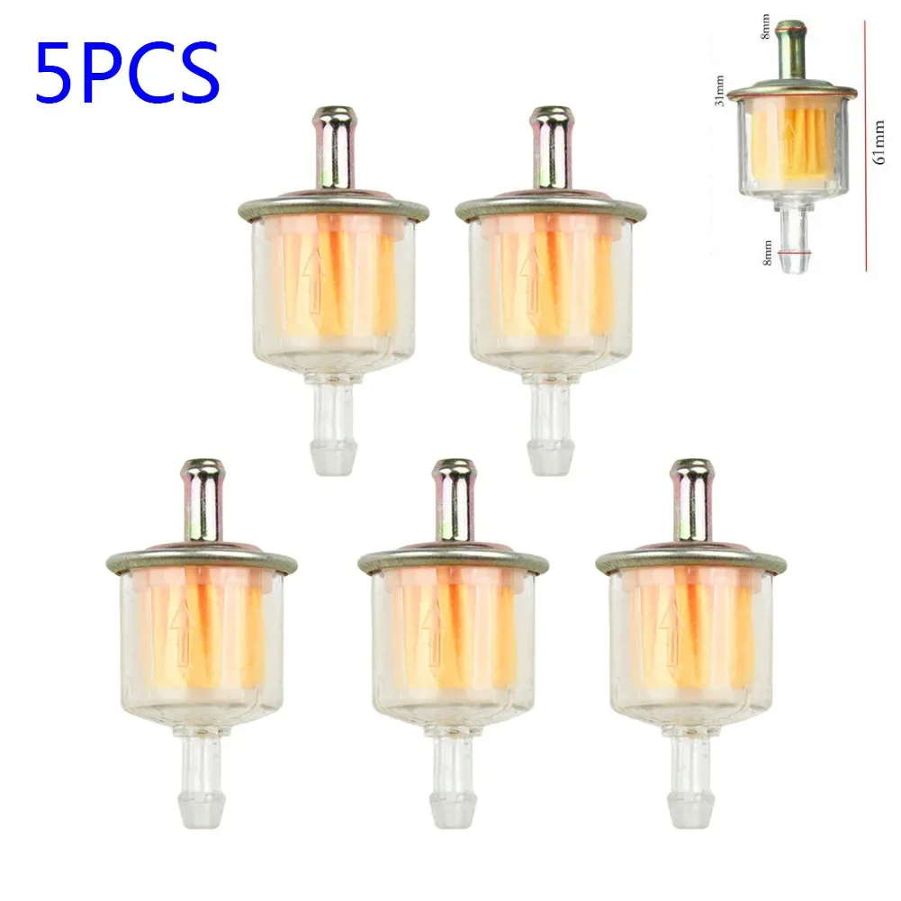 

5pc 5/16" Fuel Filters Industrial Motorcycle Universal RV's Inline Gaseous Fuel Line Motorcycle Fuel Filter Parts