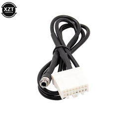 Araba AUX In girişi kadın arabirim adaptörü kablo Mazda 3 6 M3 M6 için MX-5 bebesturn B70 2006 2007 2008 2009 2010 2011 +