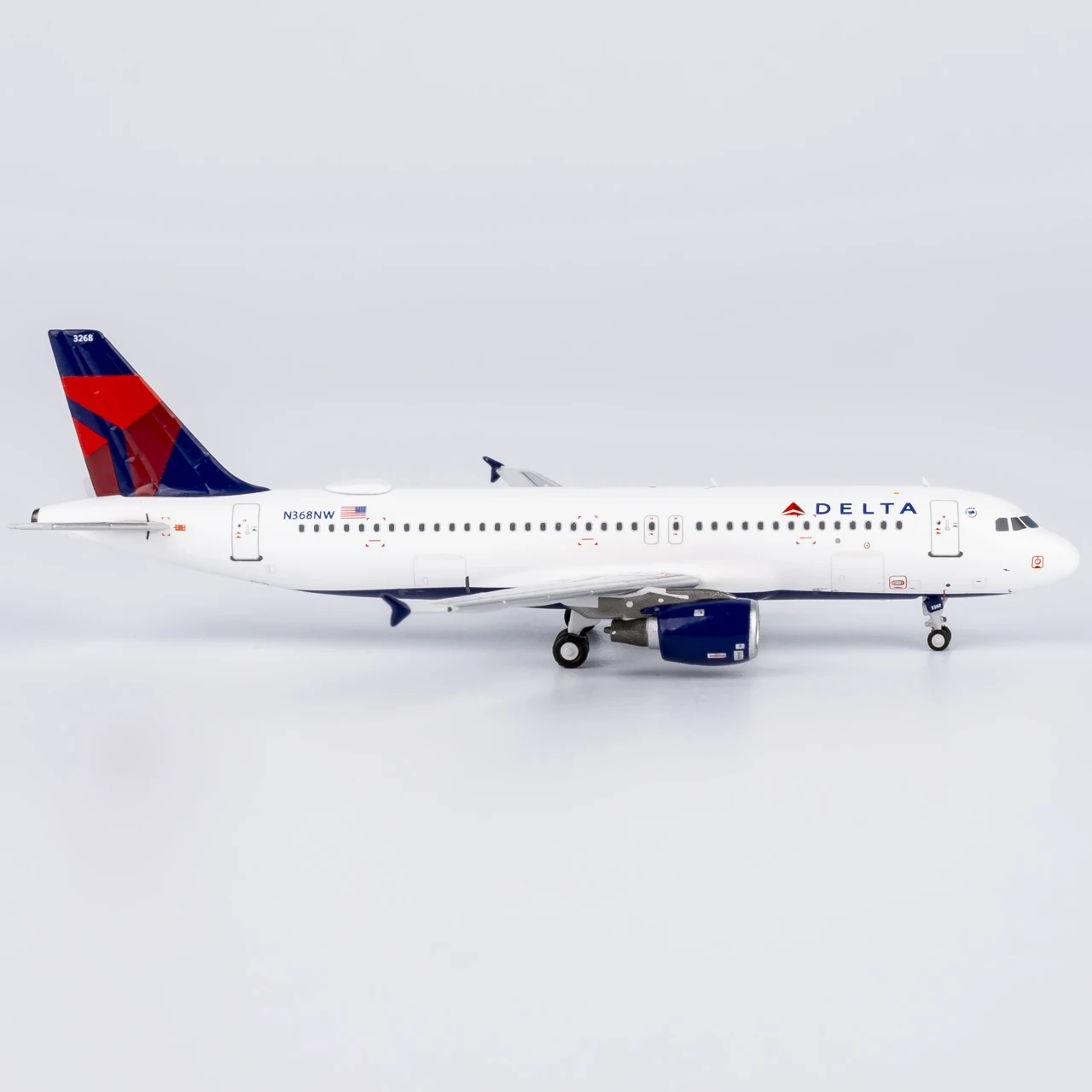 Avion de collection en alliage 15045, modèle NG 1:400 lignes d'air Delta "SkyTeam" Airbus A320-200, modèle d'avion moulé sous pression N368NW