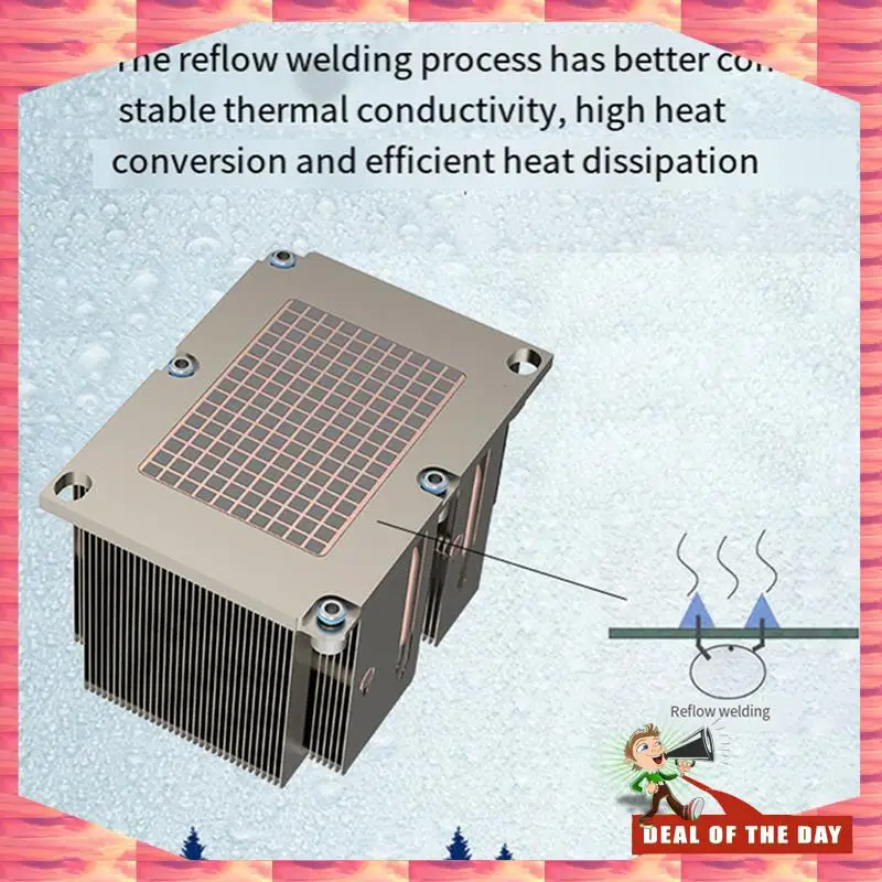 Pengiriman 24 Jam 2X Pendingin LGA3647-2U-R83 240W untuk Lga 3647 Radiator Tipe Sempit 2U Heat Sink 4 Kipas Pendingin Tiup Samping Pipa Panas