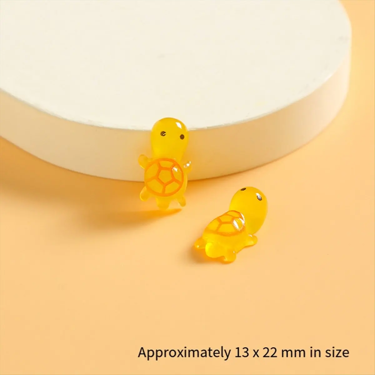 100Pcs Little Turtles Mini Resin Turtles Animals Toys and Ornaments for Garden Micro Landscaping Decoration