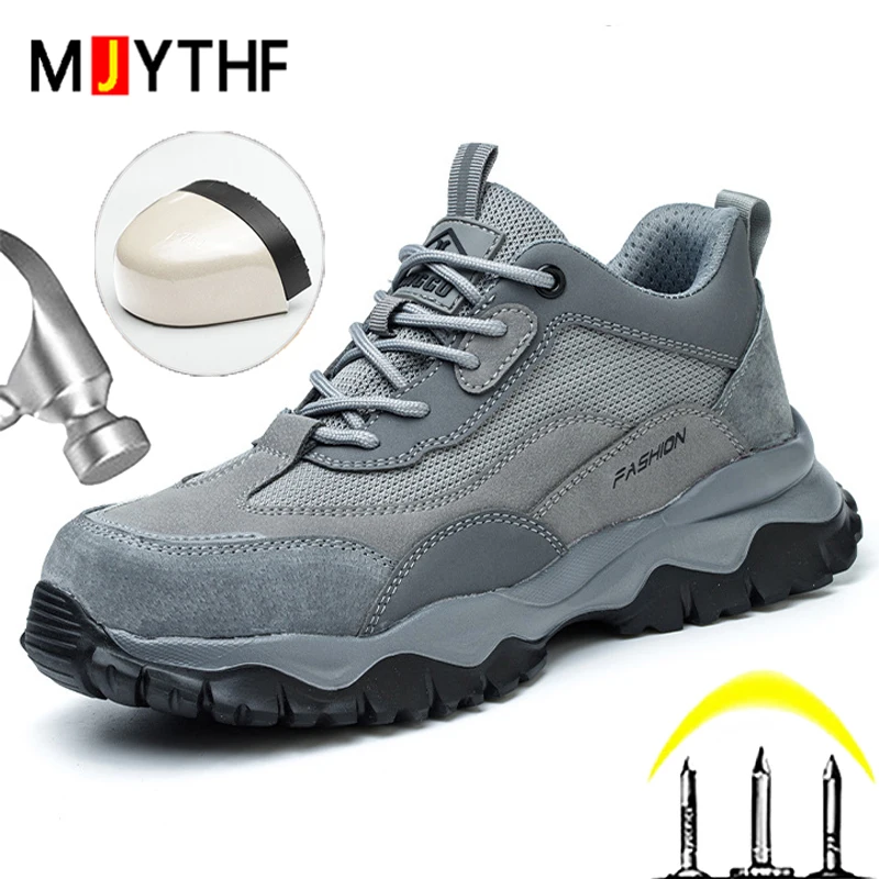 

Electrical insulation 6kV Work Shoes Men Composite toe Security Boots Puncture-Proof Safety Shoes Men Work Sneakers lightweight