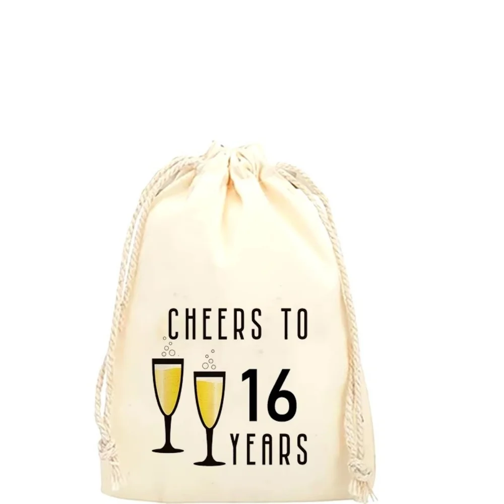 20 hangover kit gift bag Cheers to 16 21 30 40 50 60 Years 16th 21st 30th 40th 50th 60th adult Birthday party decoration favor