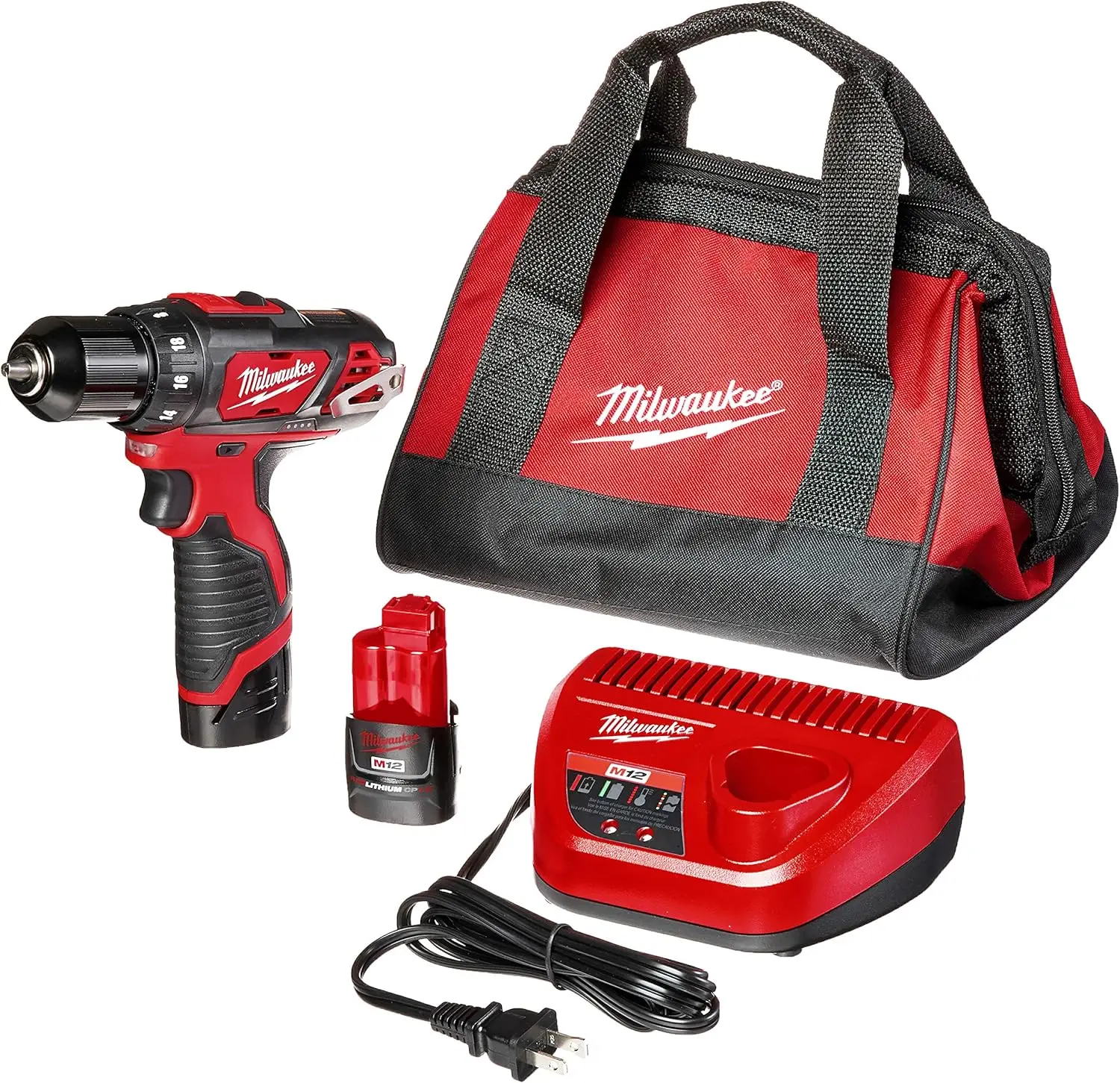 

Milwaukee 2407-22 M12 3/8 Drill Driver Kit