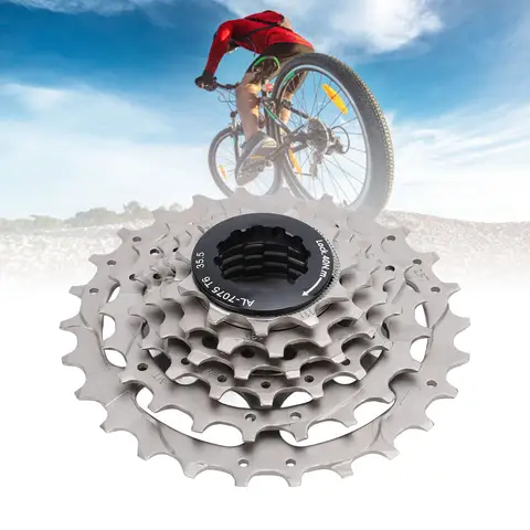 ZK50 6단 자전거 카세트 스프로킷 자전거 카세트 플라이휠 브롬톤용 교체 사이클링 액세서리