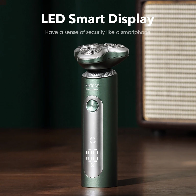 Youpin SOOCAS S5 Alat Cukur Listrik Pemangkas Rambut 4in1 Pemangkas Rambut Hidung Sikat Pembersih Wajah Type-c Isi Ulang IPX7