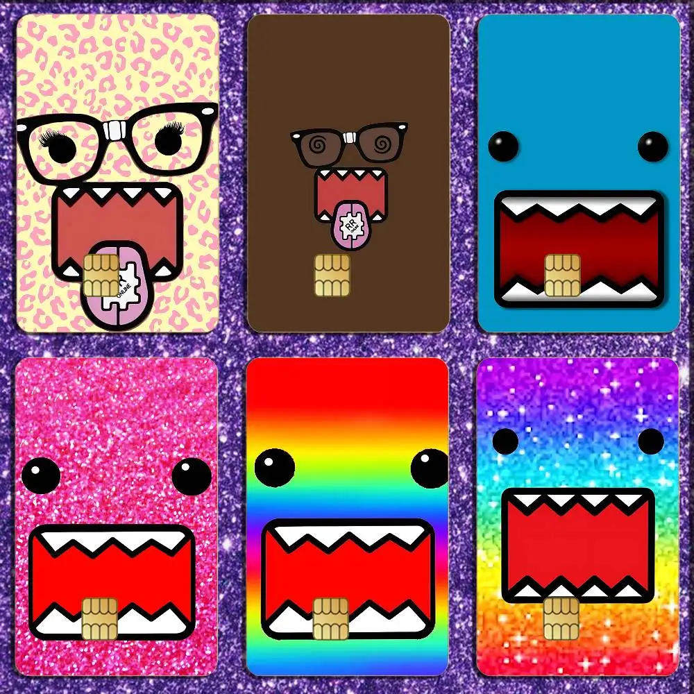 

Cartoon D-DOMO KUN Credit Card HD Stickers Game Card Decal Card Matte Film Skin Small Chip Waterproof Sticker